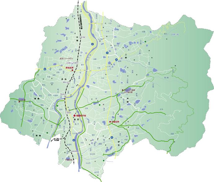町の概要地図