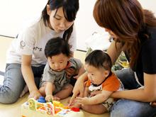 (写真)親子の交流