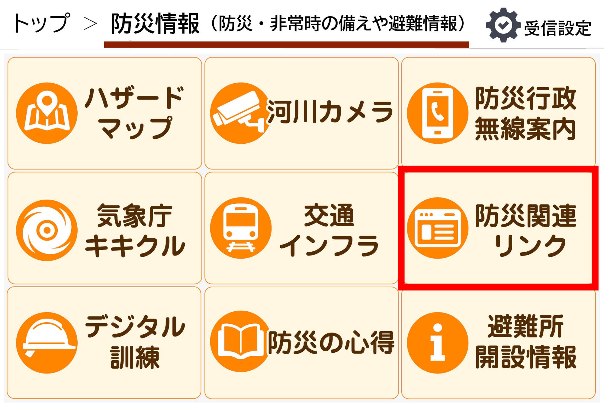 防災関連リンク
